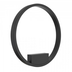 LUBINIS | SIENINIS LED ŠVIESTUVAS RIM 25W D40 3000K JUODAS