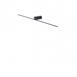 SIENINIS LED ŠVIESTUVAS SPIN L99 14W 3000K JUODAS pristatymas