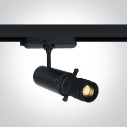 LED ŠVIESTUVAS 3PH ŠVIESTUVŲ SISTEMAI 65668T/B/W 12W JUODAS