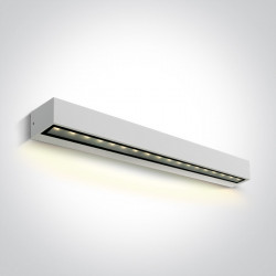 SIENINIS LED ŠVIESTUVAS 67526A3/W/W 1 13W BALTAS