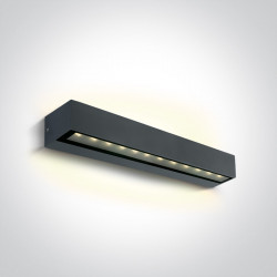 SIENINIS LED ŠVIESTUVAS 67526B2/AN/W 2 20W ANTRACITAS