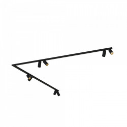 Lubinis šviestuvas MONO CORNER VIII 2X200 black|brass