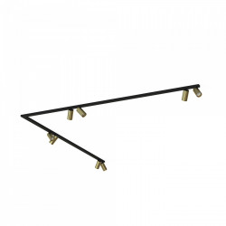 Lubinis šviestuvas MONO CORNER VIII 2X200 black|brass