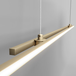 PAKABINAMAS LED šviestuvas HALO 48W aukso spalvos pigiau