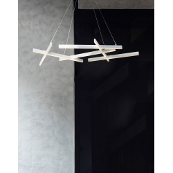 PAKABINAMAS LED šviestuvas LINE 79W baltas pristatymas