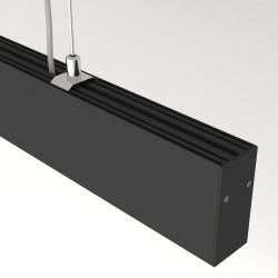 PAKABINAMAS LED šviestuvas POINT 40W JUODAS pigiau