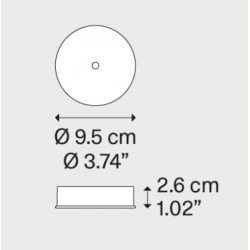 ĮLEIDŽIAMAS PAGRINDAS ŠVIESTUVAMS MICRO D4,5 JUODAS kaina