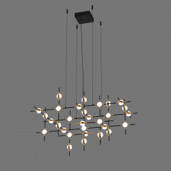 Pakabinamas LED šviestuvas PROVENZA 72W juodas