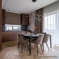 Pakabinamas LED šviestuvas PROVENZA 72W juodas pigiau