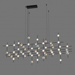 Pakabinamas LED šviestuvas PROVENZA 132W juodas