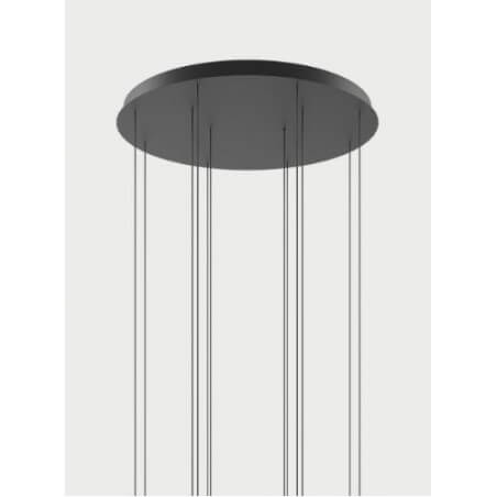 PAGRINDAS LODES ŠVIESTUVAMS 14 LIGHTS ROUND D74 JUODAS R04L14 2000