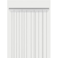 PAGRINDAS ŠVIESTUVAMS 14 LIGHTS RECTANGULAR L140 BALTAS