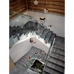 PAKABINAMAS LED ŠVIESTUVAS KELLY CLUSTER 8W D18 JUODAS pristatymas