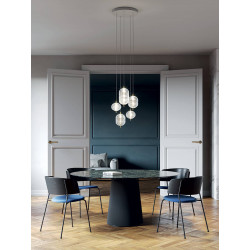 PAKABINAMAS LED ŠVIESTUVAS JEFFERSON MINI 3W SKAIDRUS | AUKSO SPALVOS skubiai