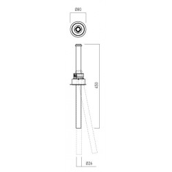 ĮLEIDŽIAMAS LED ŠVIESTUVAS XVECTOR 7W H45 BALTAS pigiau