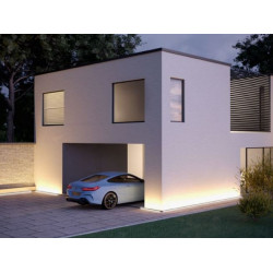 ĮLEIDŽIAMAS LED ŠVIESTUVAS XMARKER 30W 3000K L200 ALIUMINIO SPALVOS pigiau