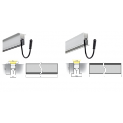 ĮLEIDŽIAMAS LED ŠVIESTUVAS XMARKER 30W 3000K L200 ALIUMINIO SPALVOS internetu
