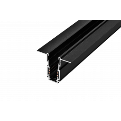 Įleidžiamas profilis L-CLICK.15 magnetinei sistemai Trimless 2m Juodas