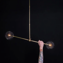 PAKABINAMAS ŠVIESTUVAS BALANCE 150X150 JUODAS pigiau