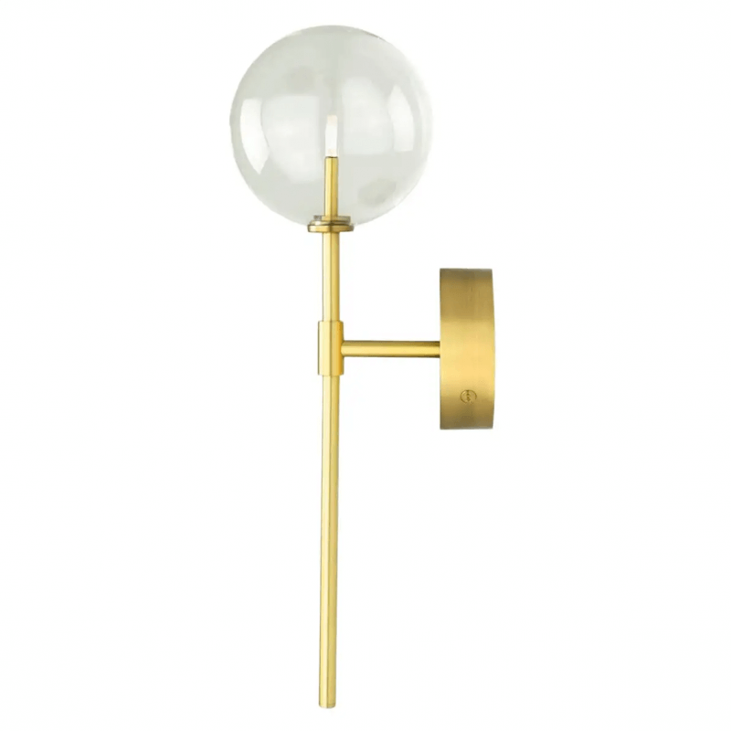 SIENINIS ŠVIESTUVAS SCHWUNG DAWN SINGLE ŽALVARIO SPALVOS B110 BRASS