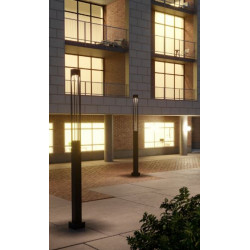 PASTATOMAS LED ŠVIESTUVAS XDOMUS 42W 4000K PILKAS pigiau