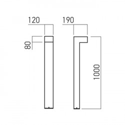 PASTATOMAS LED ŠVIESTUVAS XTORRE 10W 3000K PILKAS internetu
