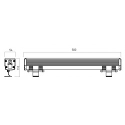 SIENINIS LED ŠVIESTUVAS XFLOW 12W 4000K 30° SIDABRO SPALVOS kaina