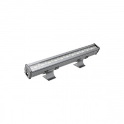 SIENINIS LED ŠVIESTUVAS XFLOW 3X6W RGB 15X60° SIDABRO SPALVOS