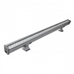 SIENINIS LED ŠVIESTUVAS XFLOW 3X12W RGB 15X60° SIDABRO SPALVOS