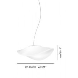 PAKABINAMAS LED ŠVIESTUVAS BALANCE L56 19W BALTAS skubiai