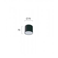 LUBINIS LED ŠVIESTUVAS JAXON 7W juodas