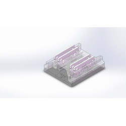 Tiesi RGB LED juostos jungtis juosta su juosta 10mm