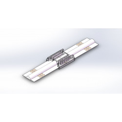 Tiesi RGB LED juostos jungtis juosta su juosta 10mm internetu