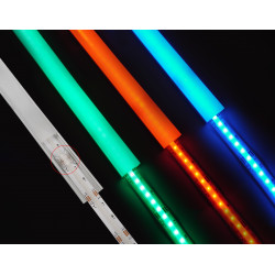 Tiesi RGB LED juostos jungtis juosta su juosta 10mm pristatymas