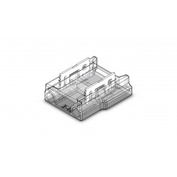 Tiesi LED juostos jungtis juosta su laidu 10mm