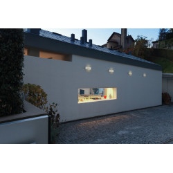 SIENINIS LED šviestuvas BISO LED EL 8W-W BALTAS IP54 kaina