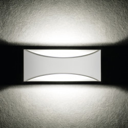 SIENINIS LED šviestuvas BISO LED EL 8W-W BALTAS IP54 skubiai