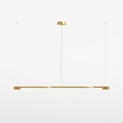 PAKABINAMAS LED ŠVIESTUVAS TAU 21W aukso spalvos