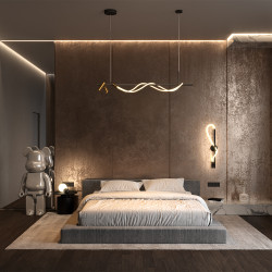 PAKABINAMAS LED ŠVIESTUVAS TAU 42W juodas kaina