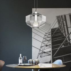 PAKABINAMAS LED ŠVIESTUVAS STONE 10W DŪMINTO STIKLO kaina