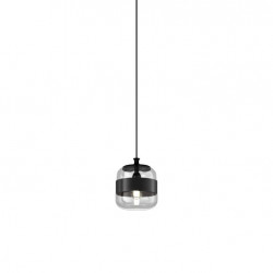 PAKABINAMAS LED ŠVIESTUVAS FUTURA D20 12W SKAIDRUS | JUODAS