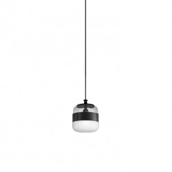 PAKABINAMAS LED ŠVIESTUVAS FUTURA D20 12W SKAIDRUS | JUODAS kaina