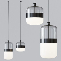 PAKABINAMAS LED ŠVIESTUVAS FUTURA D23 12W DŪMINTO STIKLO | RUDAS pristatymas