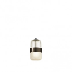 PAKABINAMAS LED ŠVIESTUVAS FUTURA D23 12W DŪMINTO STIKLO | RUDAS kaina