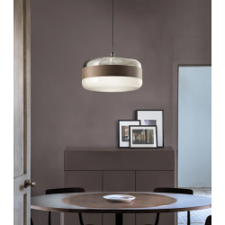 PAKABINAMAS LED ŠVIESTUVAS FUTURA D40 12W DŪMINTO STIKLO | RUDAS skubiai