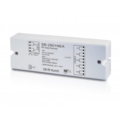 LED juostų valdymo sistemos imtuvas 12-36V 4x8A