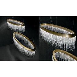 LUBINIS | PAKABINAMAS LED ŠVIESTUVAS ECLISSE D150 98W AUKSO | ĮVAIRIŲ SPALVŲ internetu