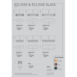 LUBINIS | PAKABINAMAS LED ŠVIESTUVAS ECLISSE D150 98W AUKSO | ĮVAIRIŲ SPALVŲ pristatymas