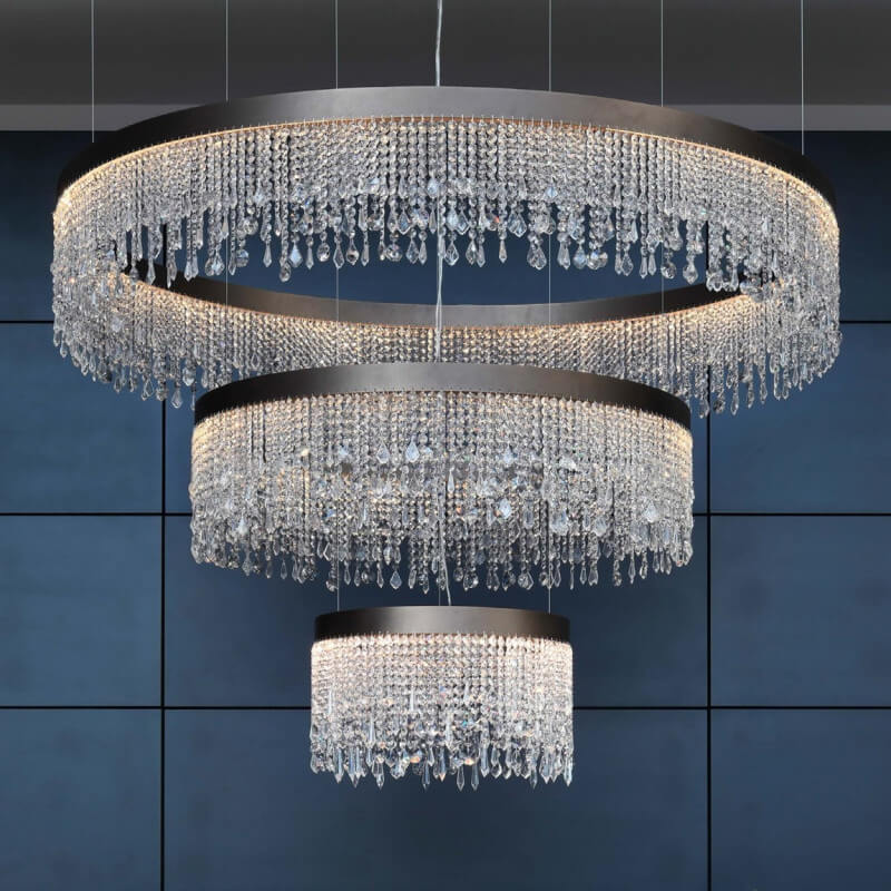LUBINIS | PAKABINAMAS LED ŠVIESTUVAS LIGHT 4 ECLISSE D150 AUKSO | ĮVAIRIŲ SPALVŲ ECLSO150