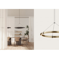 PAKABINAMAS LED ŠVIESTUVAS ELLI D107,5 30W AUKSO SPALVOS kaina